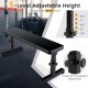 Heavy duty weight bench with 5-level adjustable height, high-density foam padding, and anti-slip foot pads for.